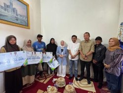 Wali Kota Palopo Serahkan Santunan JKM Rp42 Juta kepada Ahli Waris Nelayan