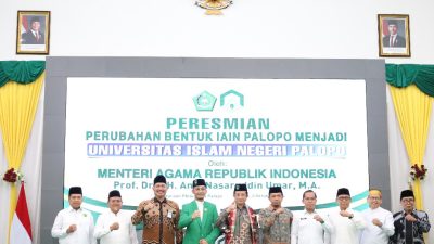 Menag Resmikan UIN Palopo Tonggak Baru Keilmuan Islam Modern di Luwu Raya