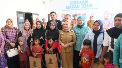 Dinkes Palopo Gelar Gerakan Gemar Makan Telur Wali Kota Naili