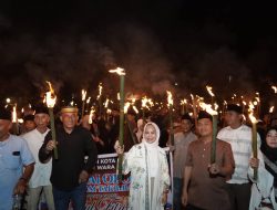 Wali Kota Palopo Lepas Pawai Obor Idulfitri