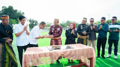 Gubernur Sulsel Resmikan Lapangan Gaspa di Palopo
